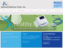 Tablet Screenshot of intmedclinic.com